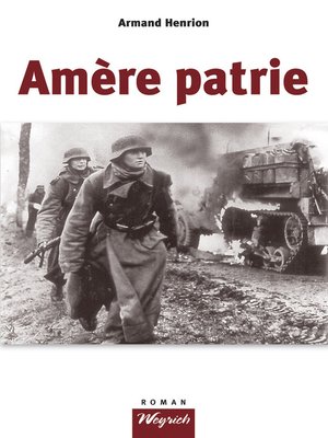 cover image of Amère patrie